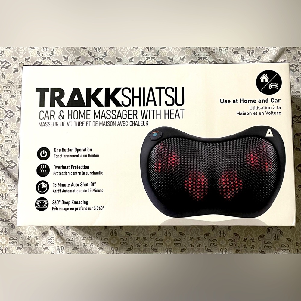 Trakk Shiatsu car and home massager with heat